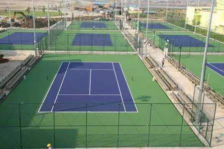 水性硅PU室外網(wǎng)球場(chǎng)