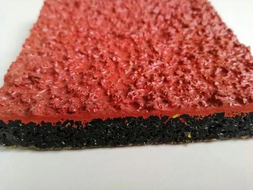 透氣型跑道紅色噴面